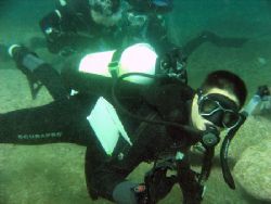 Richard - My trusty instructor for my Advanced Open Water... by Rebecca Wood 
